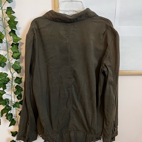 Dark Green RCVA Button Up Jacket - Picture 7 of 7